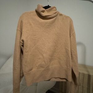 H&M Soft Camel Turtleneck Sweater